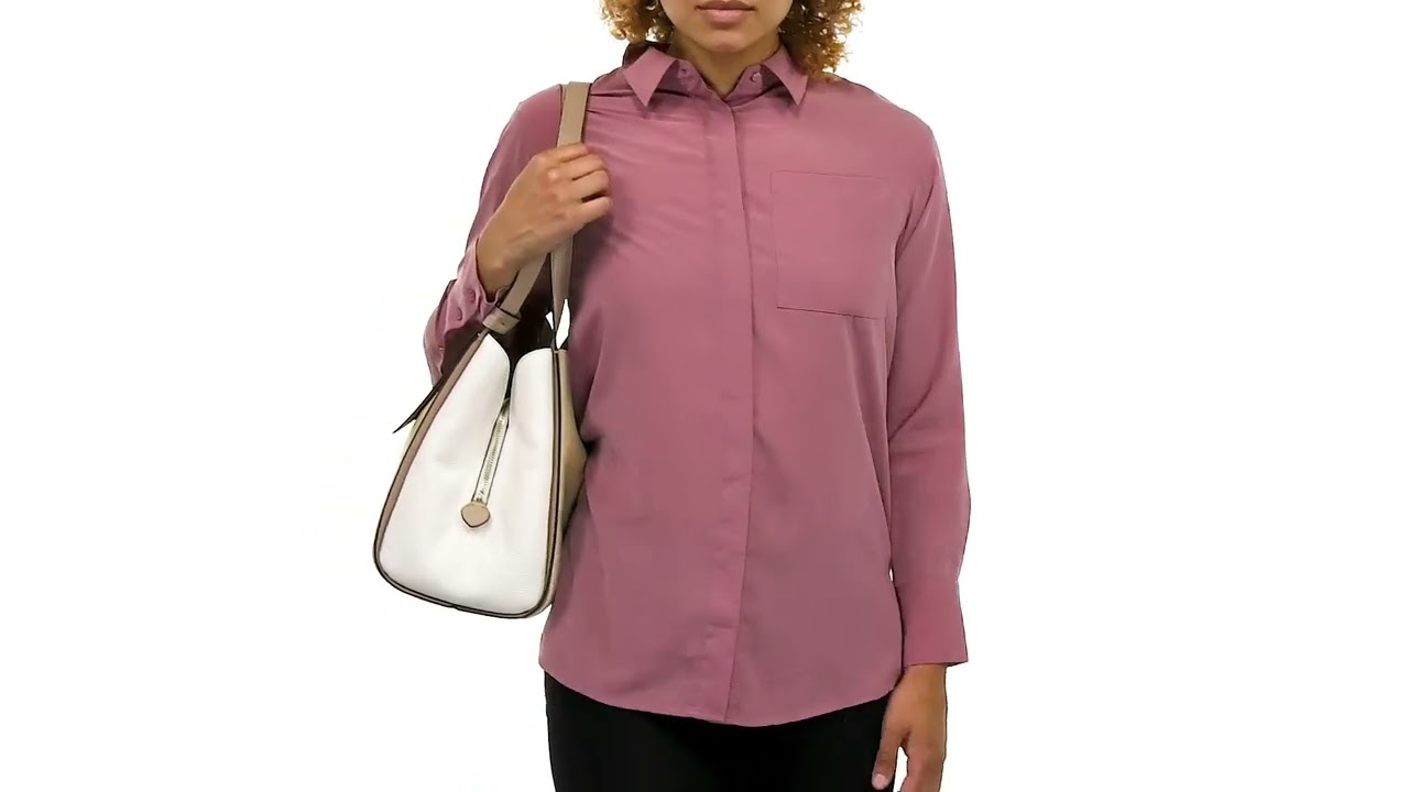 Knott Colorblocked Large Shoulder Bag
