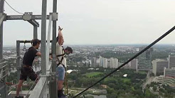 Amel Kajtazovic CAZIN Bungee-Jumping Wien Donauturm 152 m 25.6.2017
