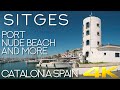 Tiny Tour | Sitges Spain | Nice walk from A Beach to Another and Another 2019 Late Summer