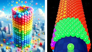 Bubble Tower 3D - All Levels iOS Android GamePlay screenshot 5