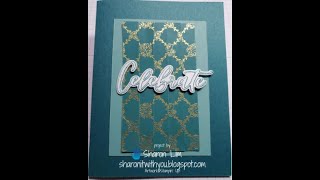 #128 VIDEO Pleated card, SU! Forever Love & Natures Sweetness, Thoughtful Moments