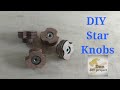 Star Knob from plywood scrap