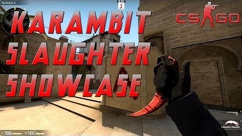 CS:GO - ★ Karambit | Slaughter (Factory New) Showcase!