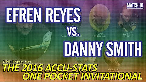 KILLER ONE POCKET: Efren REYES vs Danny SMITH - 20...
