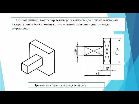 Сызбаны орындау кезіндегі шарттылықтар мен ықшамдаулар