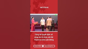 Công bố Quyết định về công tác tổ chức, cán bộ Thanh tra tỉnh Lâm Đồng