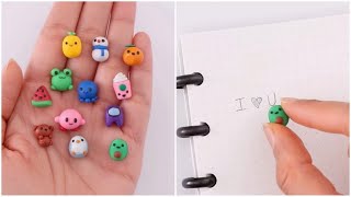 12 DIY Mini Clay Erasers *cutest miniature creations at another level*