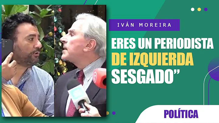 Ivn Moreira ARREMETE CONTRA PERIODISTA: "Eres de i...