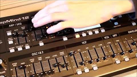 Quick creation of supersaw on Behringer DeepMind 12 (unison Hardstyle lead)