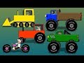 Spell The Vehicles - Excavator Dozer Helicopter Truck Motorcycle Video For Kids