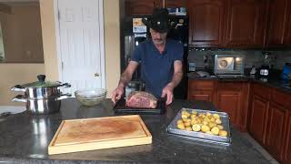 Prime Rib Roast From In The Ninja Foodi XL Air Fryer Oven From FrankieG The Cooking Cowboy