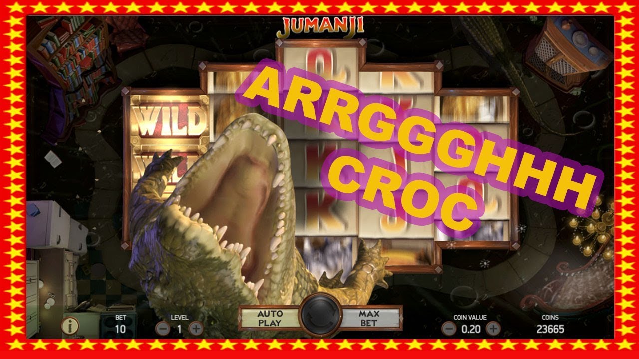 Jumanji Slots ||Jumping Crocodiles