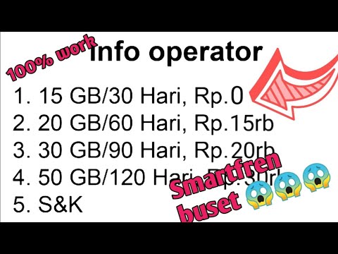OMG! 5 GB Gratis!! Cara Mendapatkan Kouta Gratis Smartfren Terbaru 2020 - Kouta Gratis SMARTFREN. 