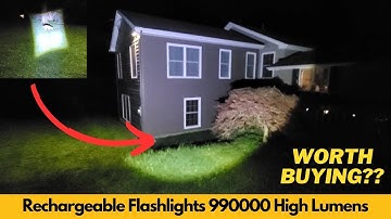 Sinvimes Rechargeable Flashlights 990000 High Lumens | Worth Buying?