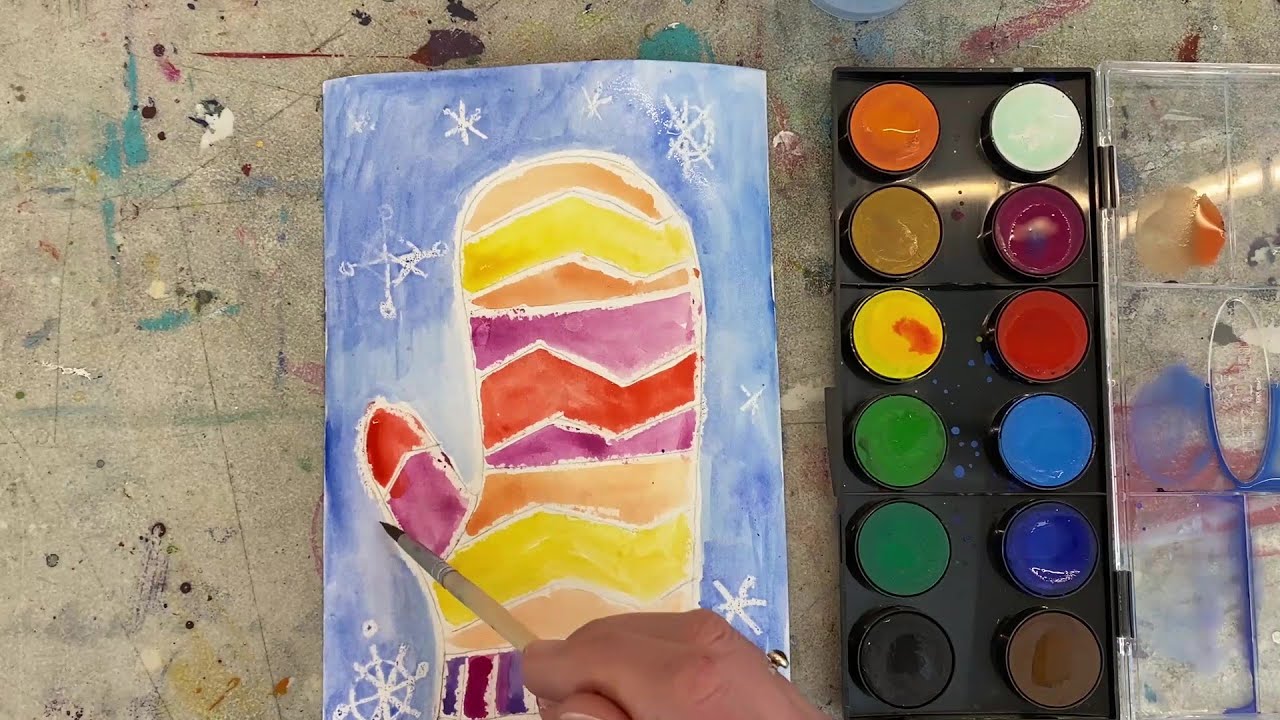 Free Winter Watercolor Lessons for Kids – Nan Onkka Prints