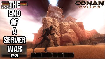 The End of a Server War - Conan Exiles | Solo | Official PvP