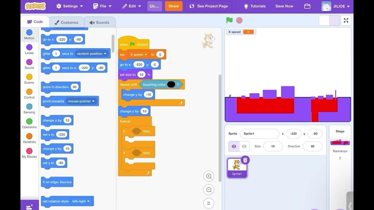 How to make a platformer in scratch YouTube