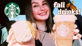 the pumpkin cream cold brew is here!! | starbucks vlog 🎃☕️