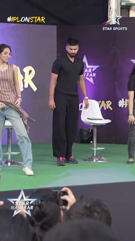 Star Nahi Far: Shreyas Iyer sets the stage on fire with his cheeky moves | #IPLOnStar