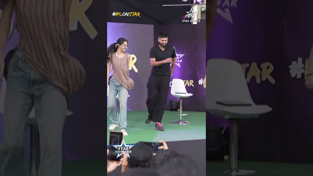 Star Nahi Far: Shreyas Iyer sets the stage on fire with his cheeky moves | #IPLOnStar