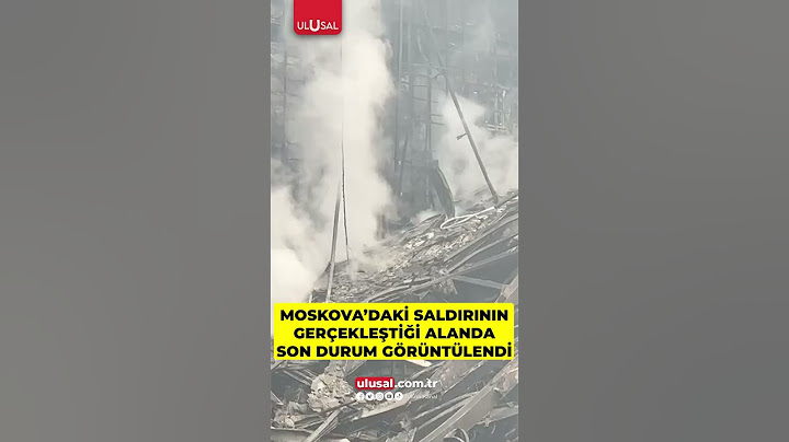 Moskova'daki saldırının gerçekleştiği yerdeki son durum görüntülendi #shortsfeed #shorts #moskova