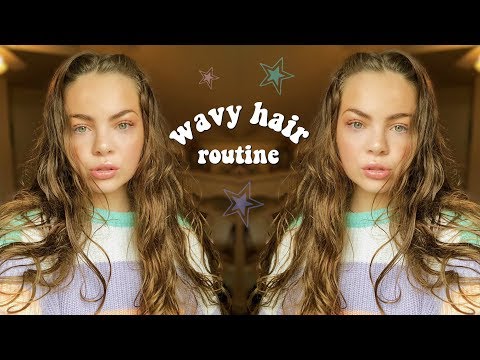 my-wavy-hair-routine-(no-heat)-+-how-to-style-growing-out-bangs