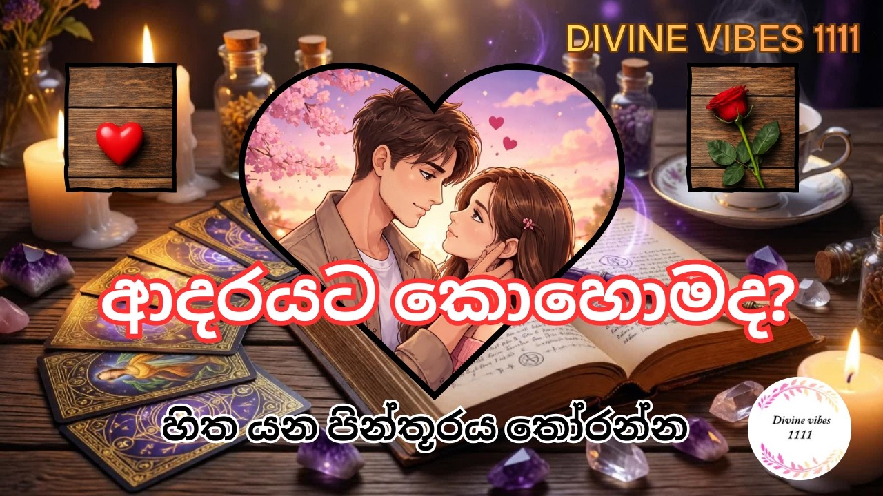 ආදරය ගැන බලමු | Let’s check your love energy | Tarot Sinhala