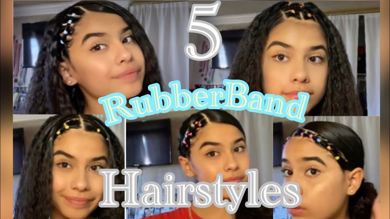 Colorful Rubber Band Hair Tutorial, Isee Hair