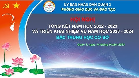 BÁO CÁO TỔNG KẾT GIÁO DỤC TRUNG HỌC NĂM HỌC 2022-2023
