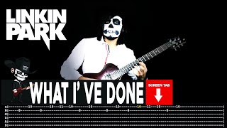 【LINKIN PARK】[ What I've Done ] cover by Masuka | LESSON | GUITAR TAB Resimi