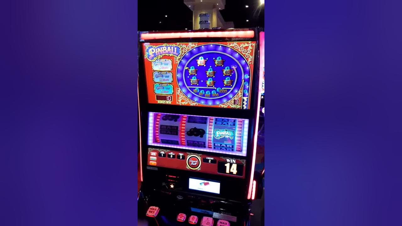 Pinball slot machine bonus game ! Hollywood Gaming Dayton YouTube