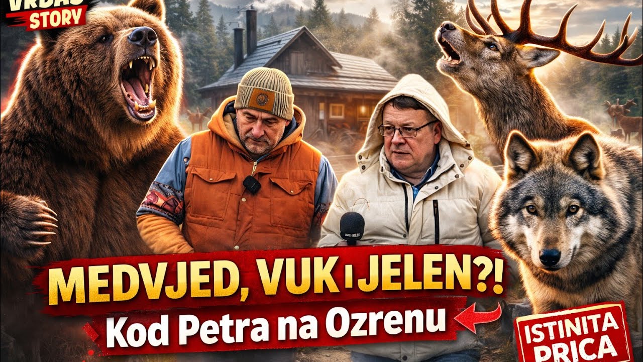 Medvjedi, jeleni i vuk kod Petra na Ozrenu… kao kućni ljubimci!