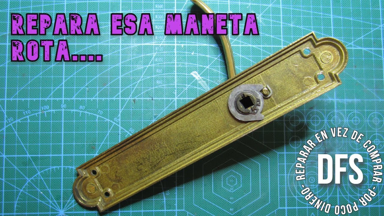 ▷🛠Reparar maneta de puerta que no recoge🚪▷ Maneta puerta rota o  estropeada 