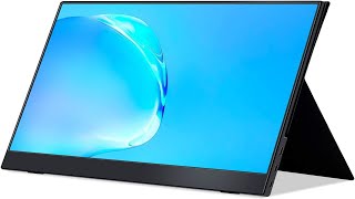 Cocopar Portable Monitor 15.6 Inch, 1080P Travel Monitor with Speaker Dual USB C Mini HDMI