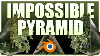 Make an IMPOSSIBLE 3-Worlds-In-1 Pyramid in Blender | Eevee &amp; Cycles