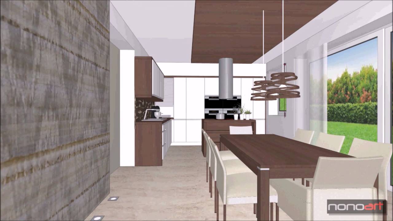 Modern természetes konyha Étkező nappali, kitchen, design youtube