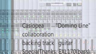 Casiopea Domino Line backing track guitar collaboration chords