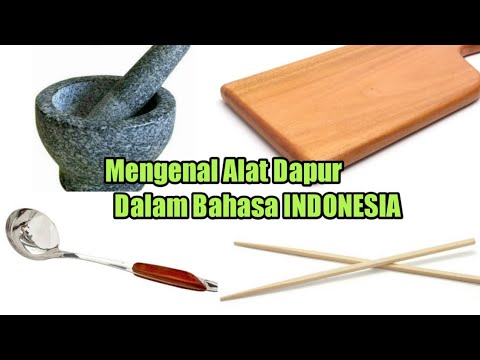  Nama  alat Dapur  dalam  Bahasa  Indonesia YouTube