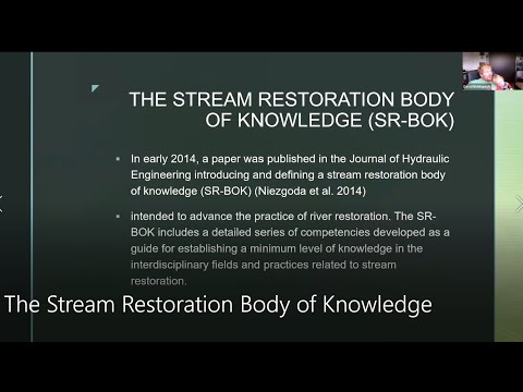 The Stream Restoration Body of Knowledge (SR BOK)