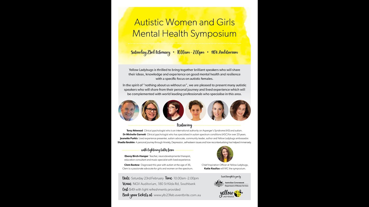 Part 1 - Symposium on Good Mental Health - Autistic Girls and Women ...