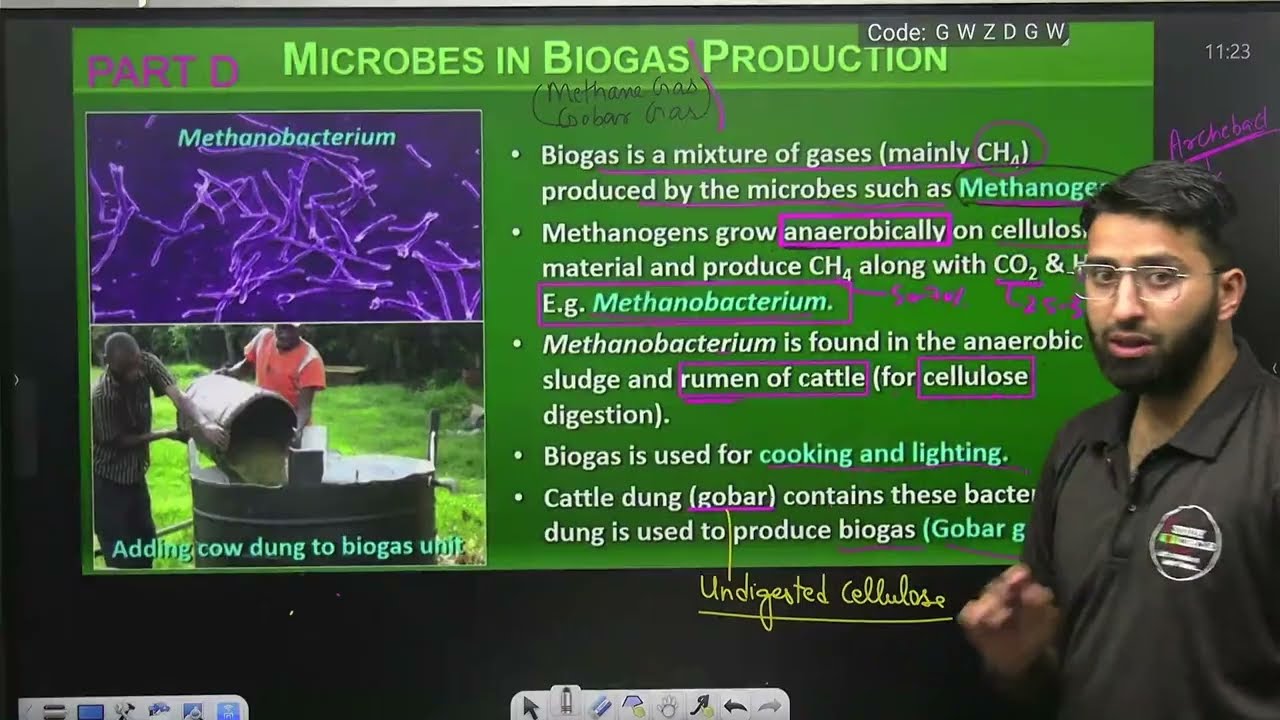 12 CLASS MICROBES Biogas Plant Biocontrol Agents Bio fertilizer. Lec 4