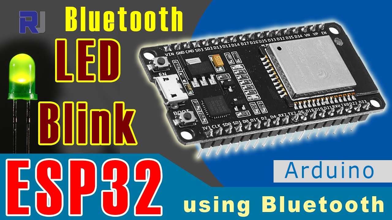  Update New Turn ON and OFF LED using mobile App using Bluetooth on ESP32 board