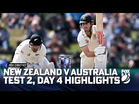 New Zealand v Australia - Second Test, Day 4 Full Match Highlights I 10/03/24 I Fox Cricket