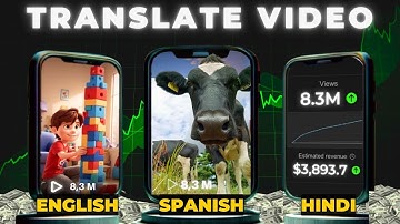 How to Translate Video Language with AI | YouTube Video Translator | AI Dubbing