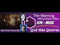 The warning  qu ms quieres analysis of music