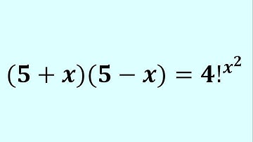 Can You CRACK This TRICKY Factorial Exponential Equation?