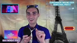 [🔴LIVE-FRANCE REACTS] EUROVISION MALMO 2024 - SEMI-FINAL PART 2: SAN MARINO.