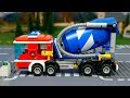 Lego Wrong fire truck and experemental cars . Toy Vehicles for Kids