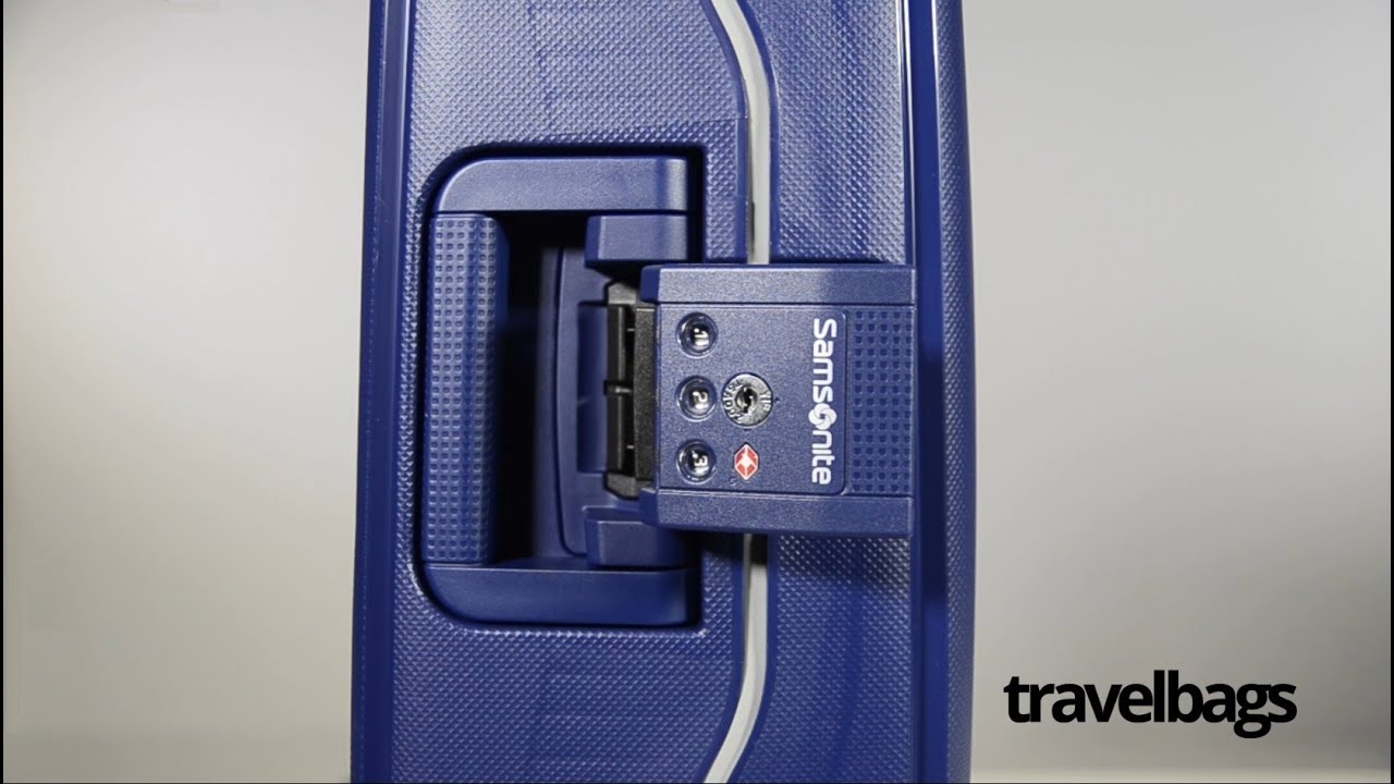 TSA cijferslot Samsonite S'Cure instellen -