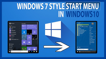 How to get Windows 7 Style Start Menu in Windows 10